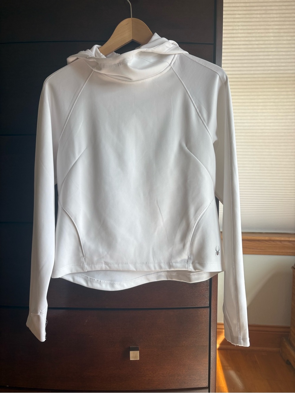 Spyder Women's White Hooded Performance Pullover